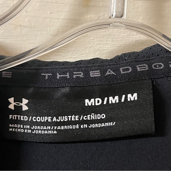 Under Armour Men’s Black 1/4 Zip Hooded Pullover Pockets Medium Athleticl - Picture 5 of 5